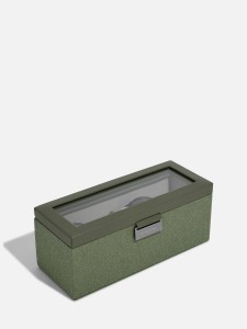 Szkatułka na zegarki STACKER Green 