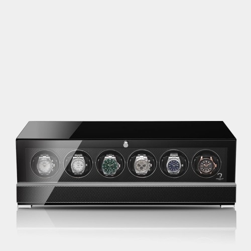 Rotomat Clasico Premium MV4 na 6 zegarków z dodatkami czarnymi