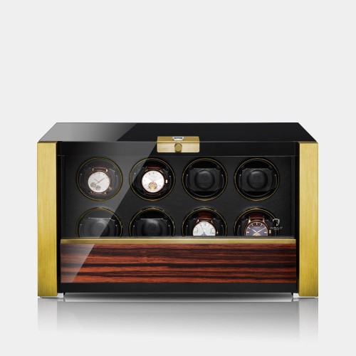 Rotomat Victory MV4 na 8 zegarków w kolorze czarnym ze złotem