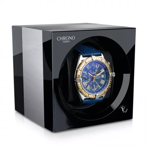 Rotomat Chronovision ONE czarne, szczotkowane aluminium o wysokim połysku