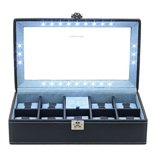 Etui na zegarek Carbon M Ciemny niebieski