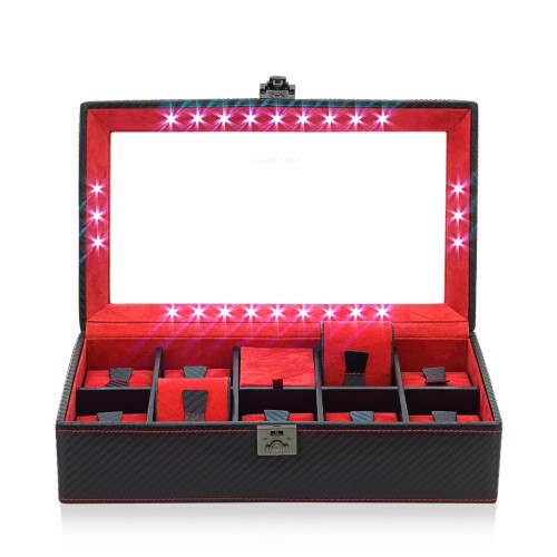 Etui na zegarek Carbon M Czarny