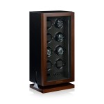 Rotomat HEISSE & SÖHNE Triton 8  Black Leather & American Walnut