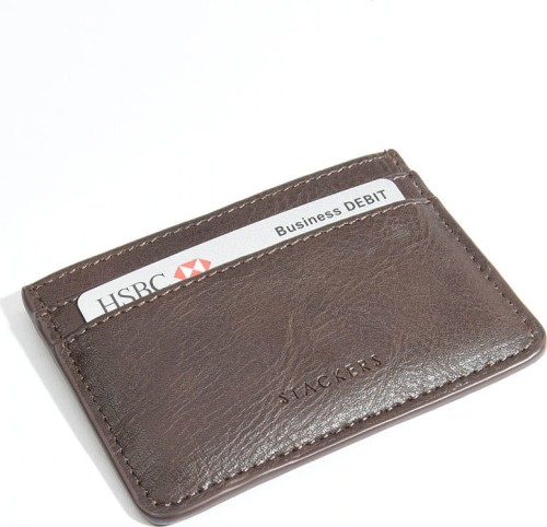 Etui na dowód osobisty STACKERS Brown 1