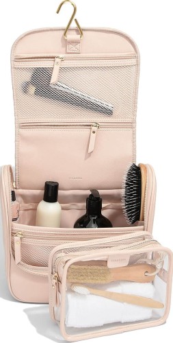 Kosmetyczka podróżna do zawieszenia Stackers jasnoróżowa 1