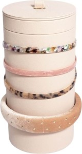 Organizer na akcesoria do włosów Stackers różowy