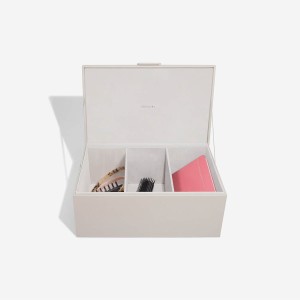 Pudełko do przechowywania Stackers 3 komorowe taupe