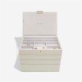 Szkatułka na biżuterię Stackers poczwórna classic jasnobeżowa 4
