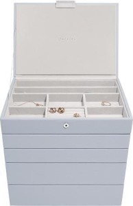 Szkatułka na biżuterię Stackers pięcioelementowa classic lawendowa