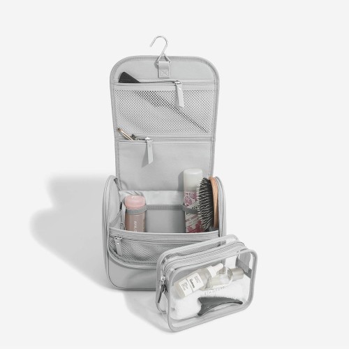 Kosmetyczka podróżna do zawieszenia Stackers kamienna szarość