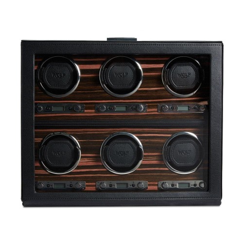 Rotomat WOLF Roadster 6PC Winder Black 1
