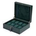 Szkatułka na zegarki WOLF British Racing Box Green 8 2