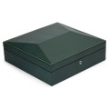 Szkatułka na zegarki WOLF British Racing Box Green 15  2
