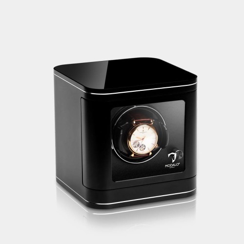 Rotomat na zegarek MODALO Estate w kolorze połyskowej czerni