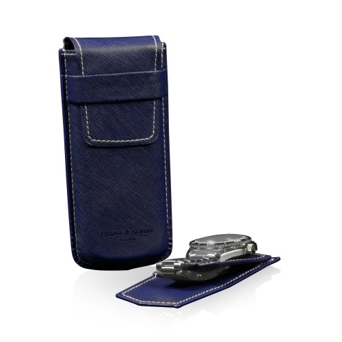 Etui podróżne na zegarek HEISSE &amp; SÖHNE Mondo Saffiano Blue 1
