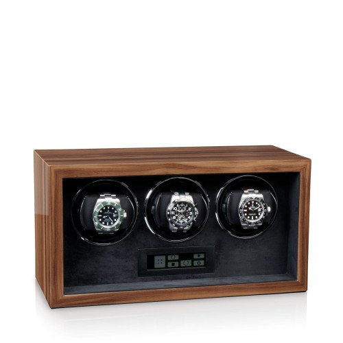 Rotomat na trzy zegarki BENSON Compact Triple Walnut