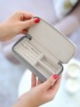 Podróżne etui na pierścionki i kolczyki STACKERS Pebble Grey 2