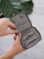 Małe etui podróżne na biżuterię STACKERS Slate Grey 3