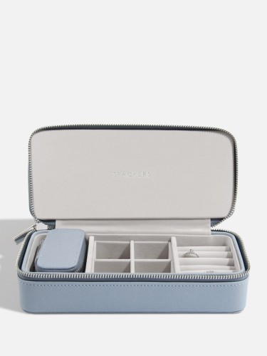 Duże etui na biżuterię STACKERS Dusky Blue 1