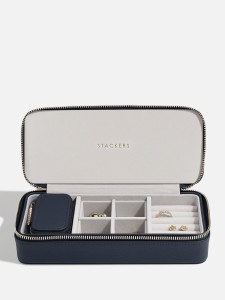 Duże etui na biżuterię STACKERS Navy Blue