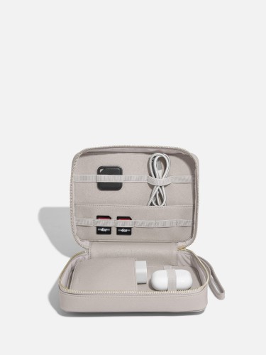 Etui na ładowarki i słuchawki STACKERS Taupe 1