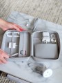 Etui na ładowarki i słuchawki STACKERS Pebble Grey 4