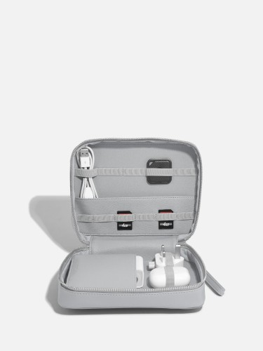 Etui na ładowarki i słuchawki STACKERS Pebble Grey 1