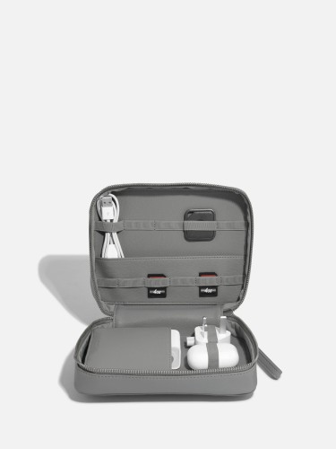 Etui na ładowarki i słuchawki STACKERS Slape Grey 1