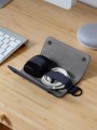 Etui na Airpodsy i kabel ładujący STACKERS Navy Blue 2