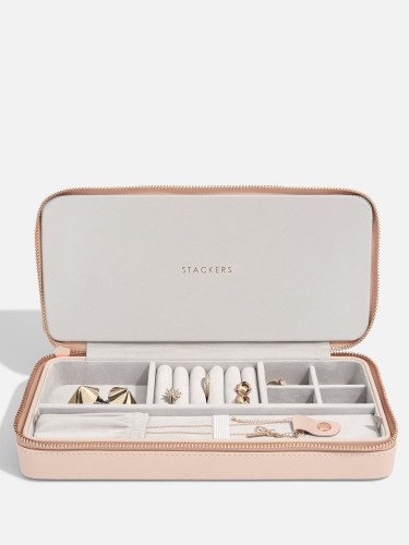 Podróżne etui na biżuterię STACKERS Blush &amp; Rose Gold 2