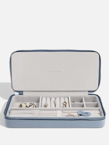 Podróżne etui na biżuterię STACKERS Dusky Blue 3