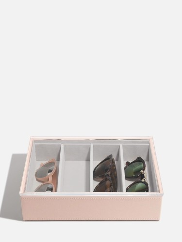 Pudełko na okulary z pokrywką Classic STACKERS Blush &amp; Rose Gold 1