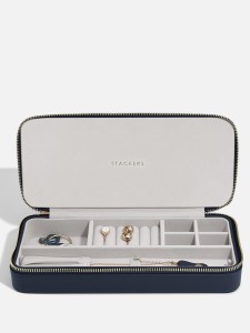 Podróżne etui na biżuterię STACKERS Navy Blue