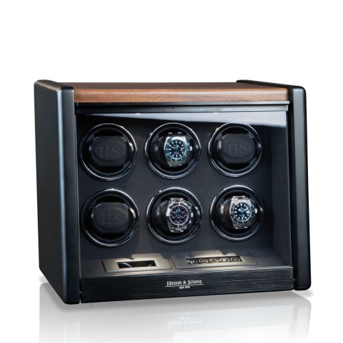 Rotomat HEISSE &amp; SÖHNE Madrid na 6 zegarków kolor dąb