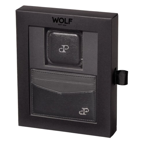 Zestaw prezentowy WOLF Miarka &amp; Etui na karty  w pudełku