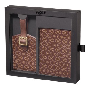 Zestaw podróżny WOLF Podstawowy bagażowy Brown