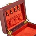 Baby Everything Box burgund – elegancka szkatułka na biżuterię WOLF x Marla Aaron - Wnetrze