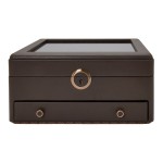 Pudełko na zegarki i biżuterię WOLF Earth Coffee